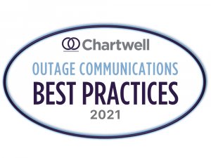 Communications-Best-Practices-Badge-2021 Chartwell Outage Communications Best Practices Award 2021
