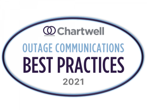 Chartwell Outage Communications Best Practices Award 2021